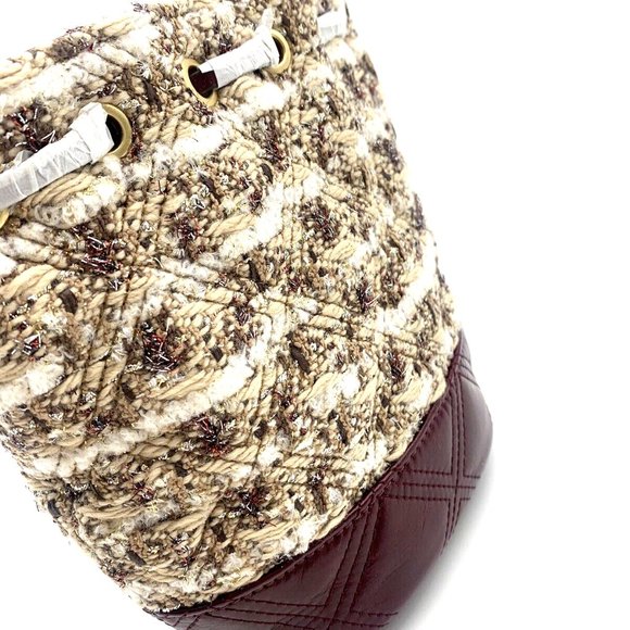 Tory Burch Fleming Soft Tweed Mini Bucket Bag main image 8